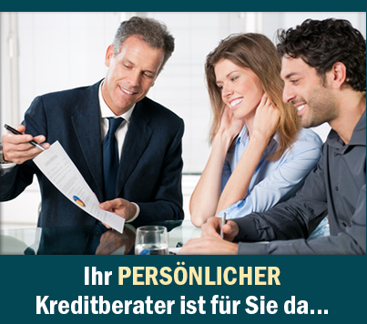 Ihr persönlicher Kreditberater ist für Sie da